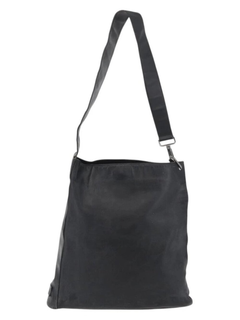 GUCCI Shoulder Bag Leather Black Silver Auth - Picture 11 of 16